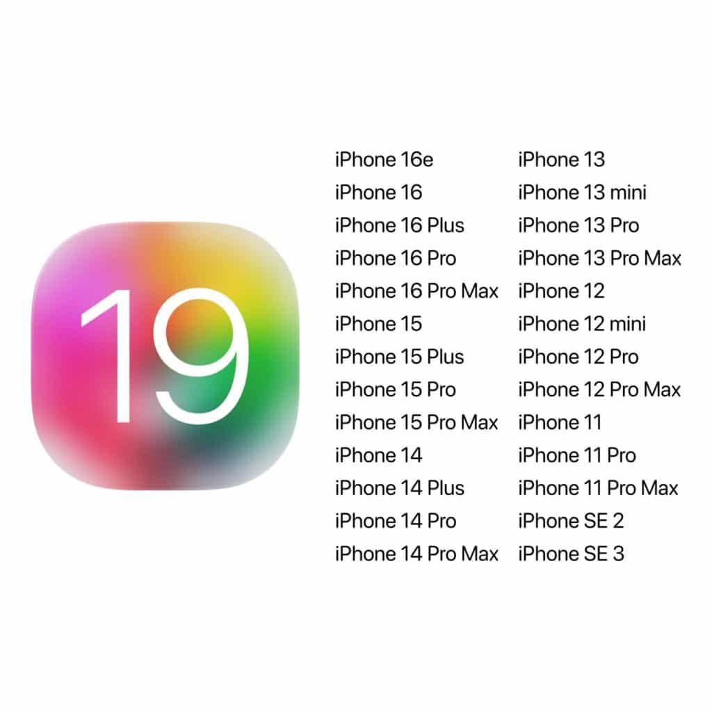 Поддръжка на повече устройства: iOS 19
