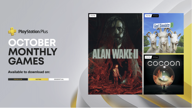 PlayStation Plus безплатни игри за октомври 2025: Alan Wake 2, Goat Simulator 3 и Cocoon