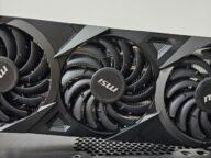 Видеокарта MSI GeForce RTX 3070 с три вентилатора – пример за NVIDIA RTX, която получава Advanced Shader Delivery