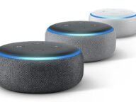 Amazon Echo Dot (3rd gen.) в цветове въглен, сив хедър и пясъчен