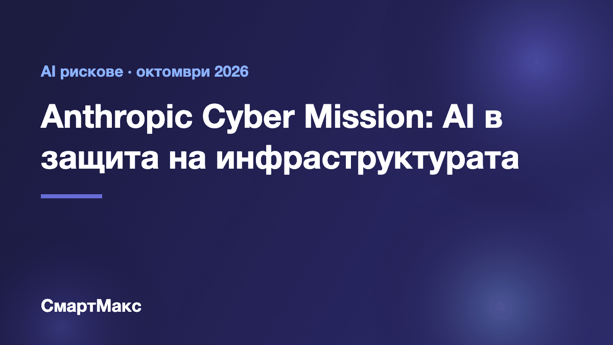 Anthropic Cyber Mission – AI в защита на критичната инфраструктура