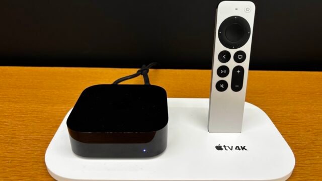 Apple TV 4K със Siri Remote – предишно поколение на приставката, преди новия модел с A19