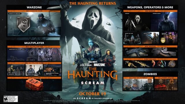 Промоционално изображение на събитието The Haunting в Call of Duty: Warzone