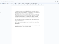Документ в Google Docs, където Claude вече работи като странична лента