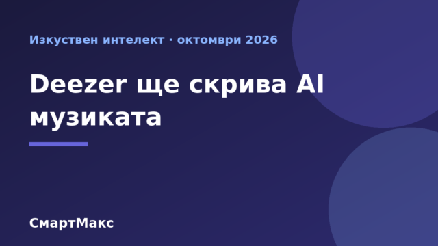 Заглавна илюстрация: Deezer филтър за AI музика