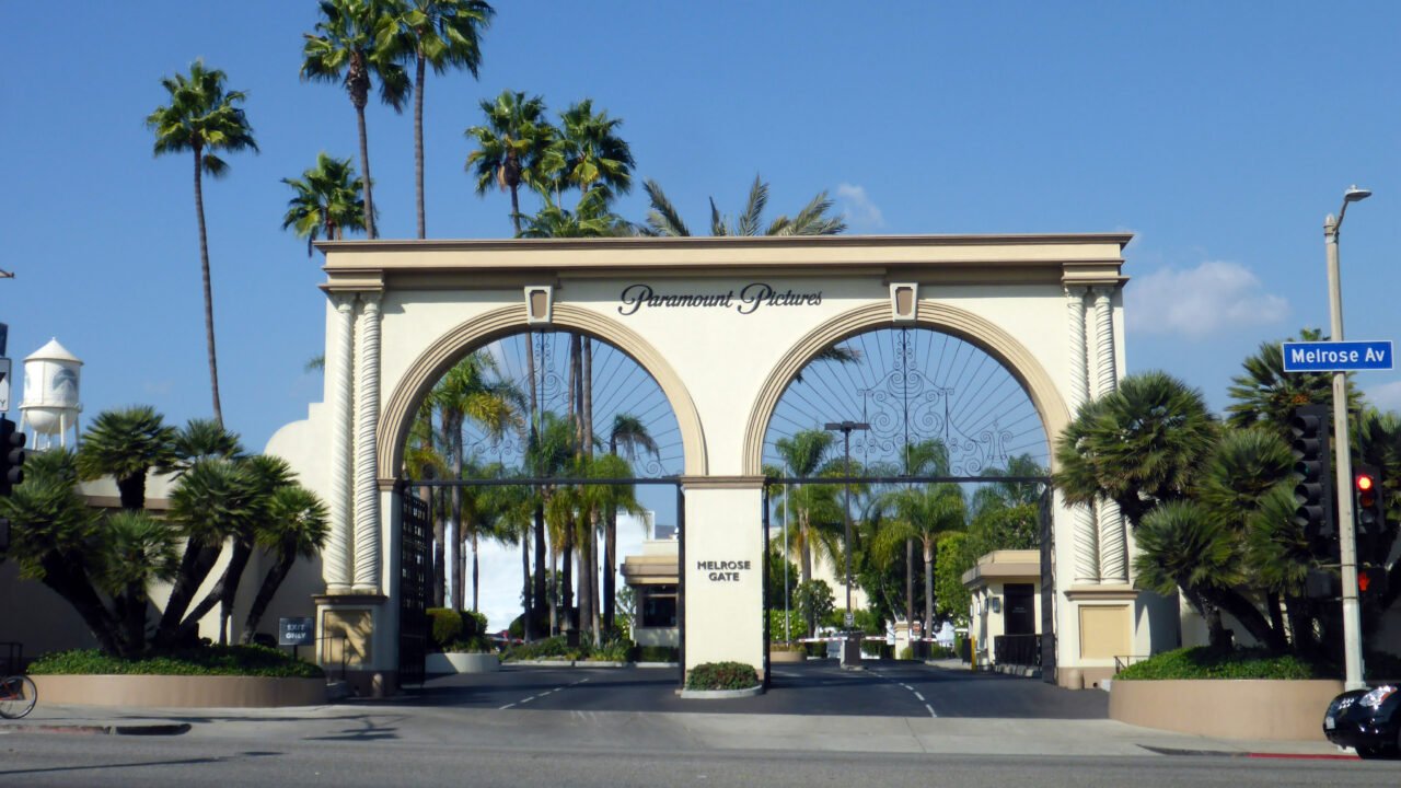 Входът Melrose Gate на студио Paramount Pictures в Лос Анджелис
