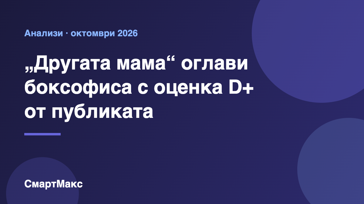 „Другата мама“ оглави боксофиса в САЩ с оценка D+ от публиката