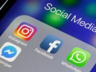 Логата на Facebook, Messenger, Instagram и WhatsApp