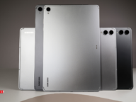 Таблетите Samsung Galaxy Tab S12 Ultra и Tab S12+ в сива и сребриста версия, гледани отзад