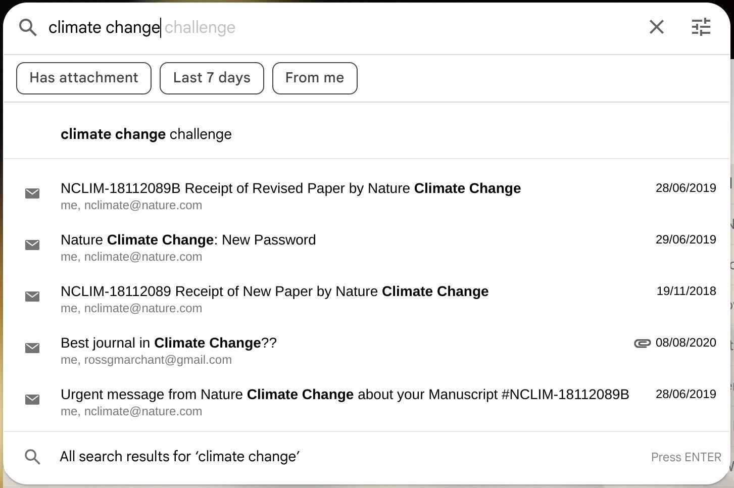 Интерфейс на Gmail с търсене – Gmail AI Inbox вече стига до Workspace