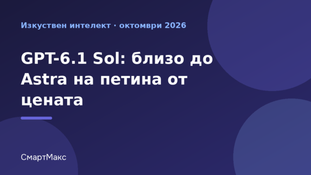 Илюстрация за GPT-6.1 Sol на OpenAI