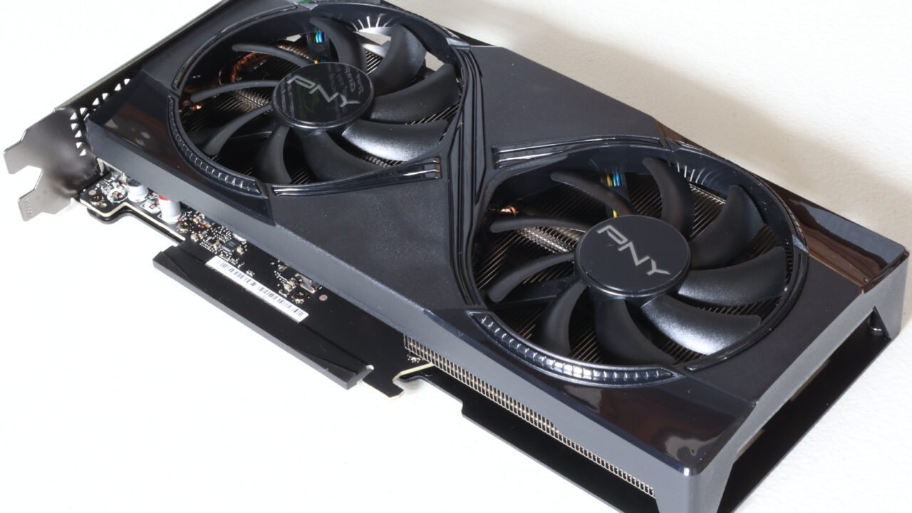 Видеокарта Nvidia GeForce RTX 5060 Ti 16GB на PNY с два вентилатора