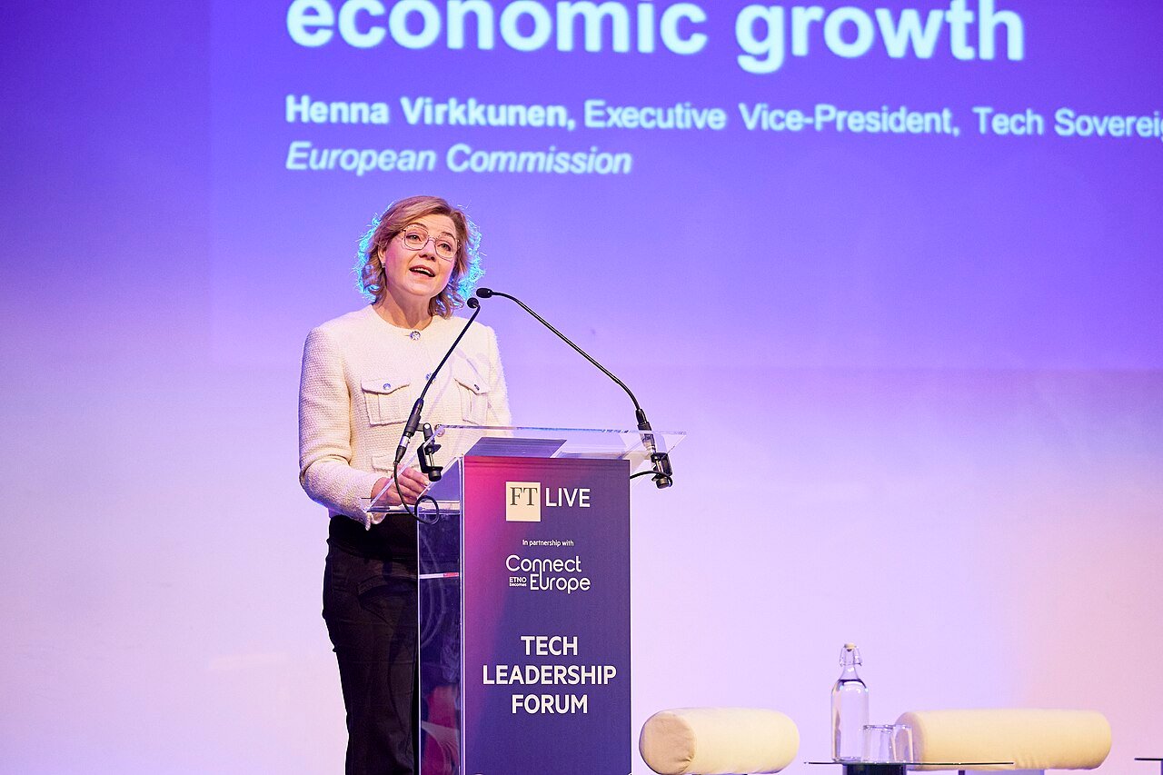 Хена Виркунен говори на Tech Leaders Forum на Европейската комисия