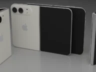 Концептуална 3D визуализация на сгъваем iPhone Duo, за който е предназначен iOS 27.1