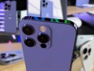 Рендер на iPhone 14 Pro от гърба с трите камери