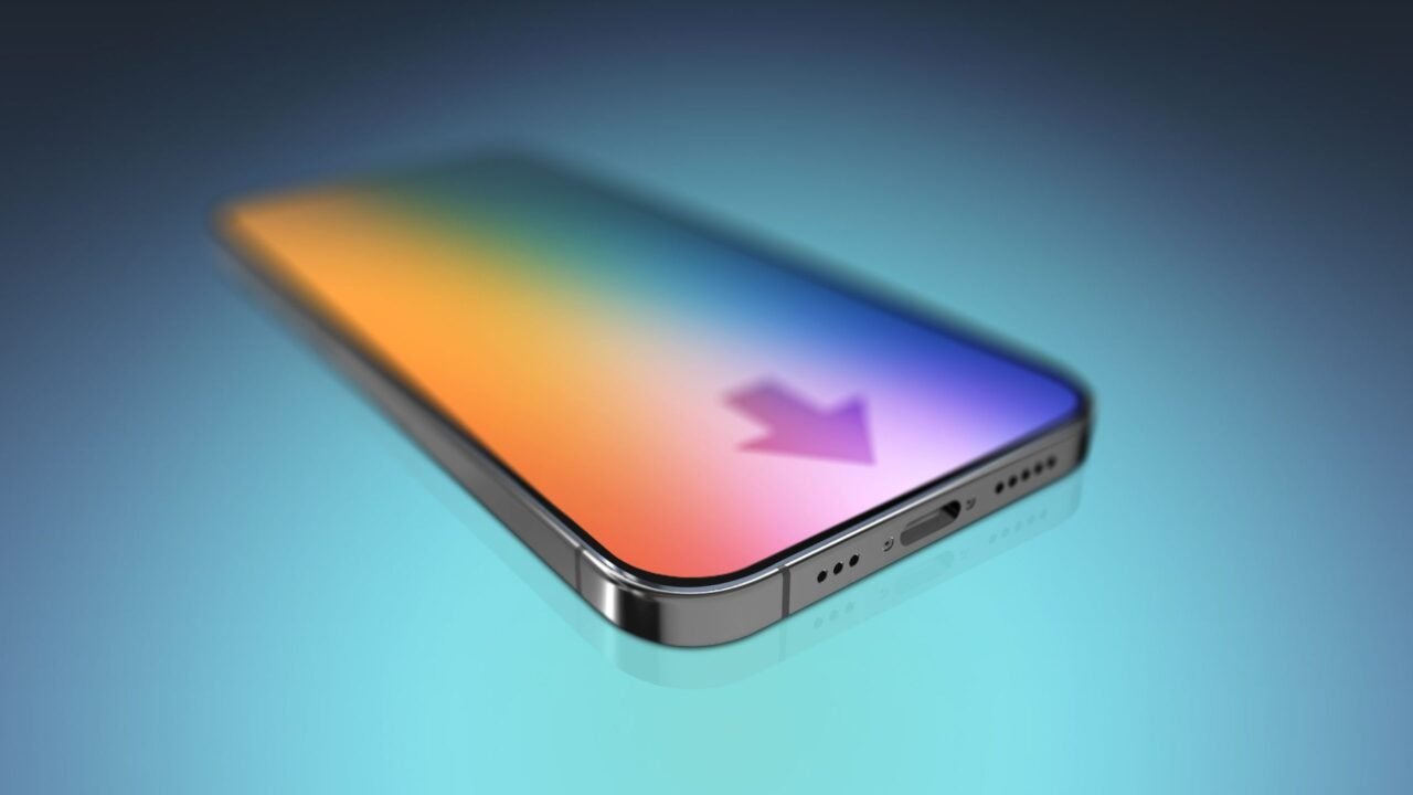 iPhone с кабел USB-C