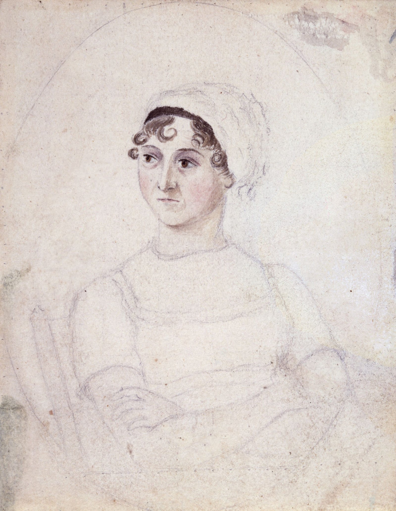 Портрет на писателката Джейн Остин, авторка на романа Sense and Sensibility, от около 1810 г.