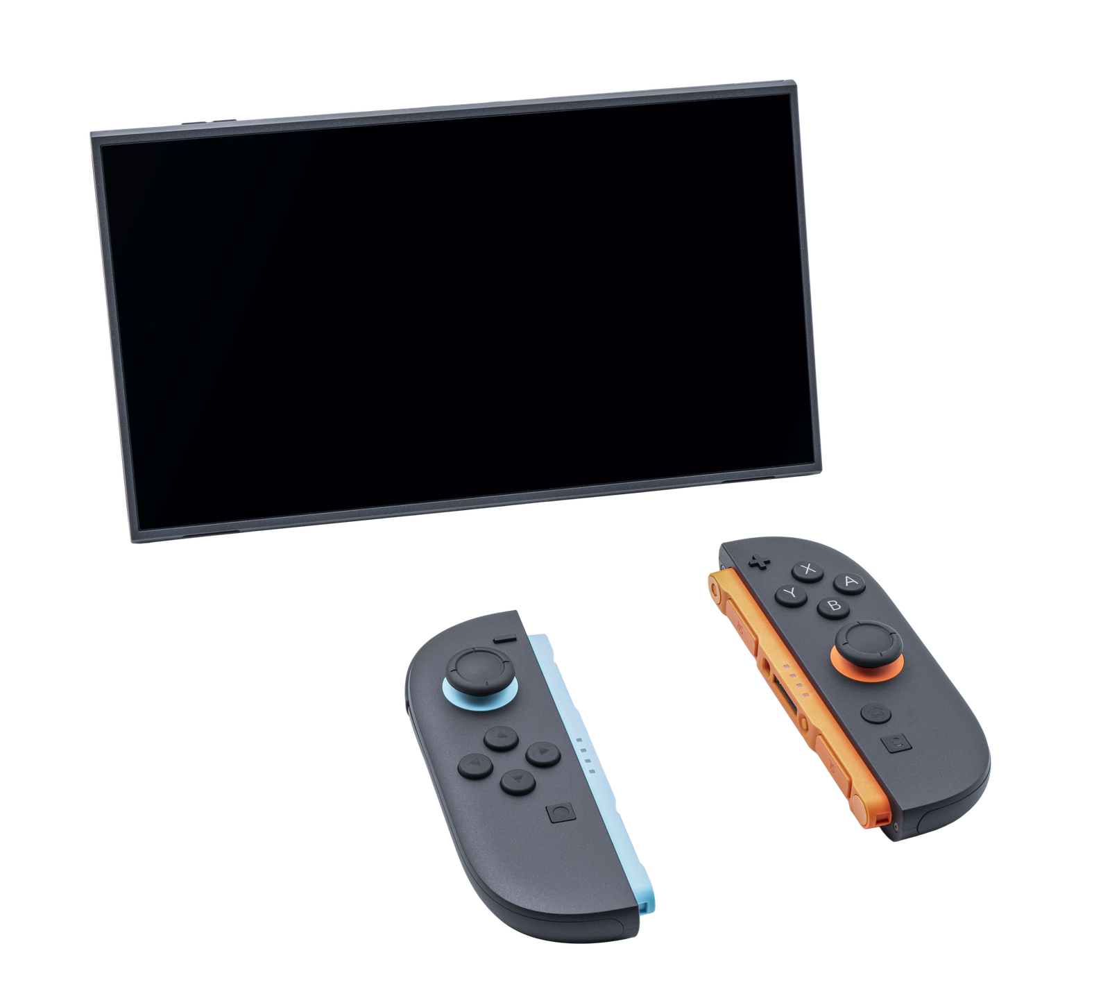 Nintendo Switch 2 в настолен режим с откачени контролери Joy-Con 2
