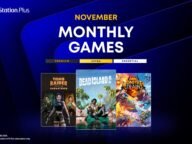 Официалният банер на PlayStation Plus с игрите за ноември 2026: Tomb Raider IV–VI Remastered, Dead Island 2 и Monster Train 2