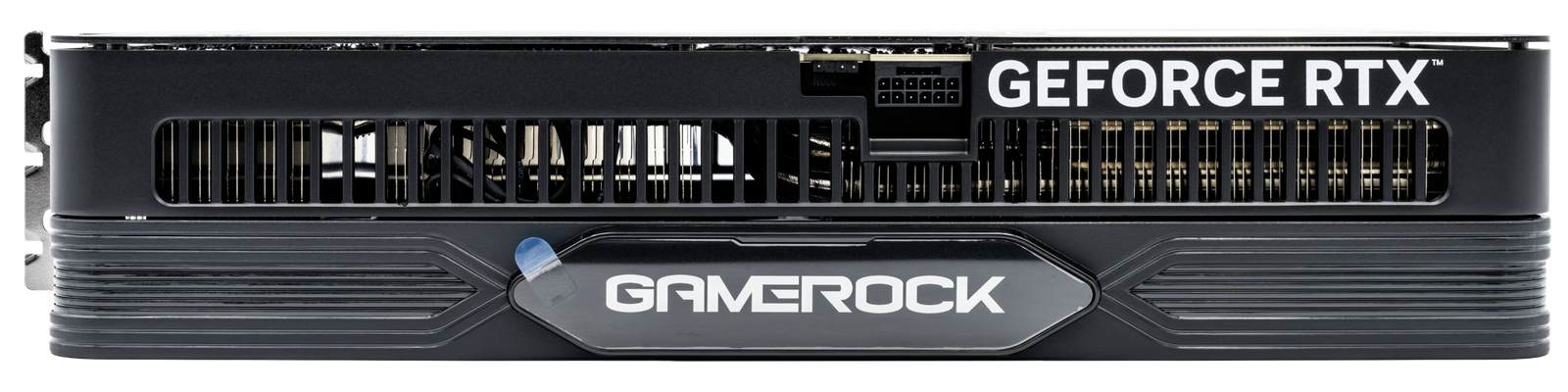 Отстранен изглед на видеокарта GeForce RTX 5090 GameRock