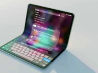 Илюстрация на сгъваем iPad с голям дисплей