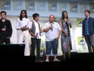 Актьорите от филм за Spider-Man на сцената на Comic-Con в Сан Диего – Spider-Man: Brand New Day боксофис