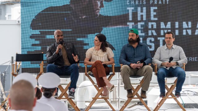 Панел на сериала The Terminal List с Крис Прат на плаката – The Terminal List сезон 2
