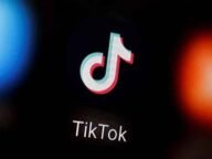 Лого на TikTok на екрана на смартфон