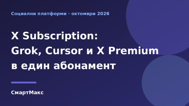 Илюстрация за X Subscription – обединен абонамент за Grok, Cursor и X Premium