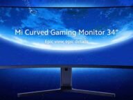 Извитият 34-инчов гейминг монитор Xiaomi Mi Curved Gaming Monitor
