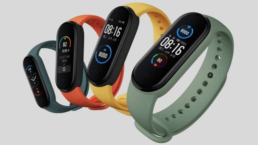 Фитнес гривни Xiaomi Mi Band в различни цветове