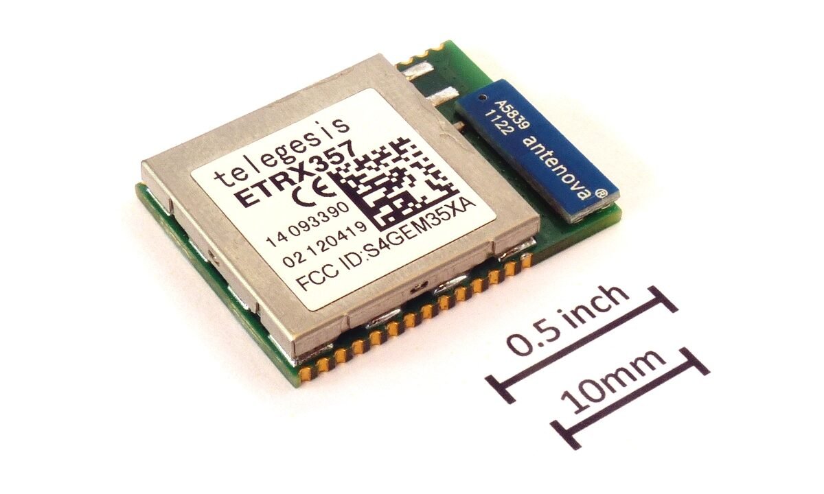 Zigbee модул ETRX357 до скала – чипът, който стои в много Zigbee или Thread устройства