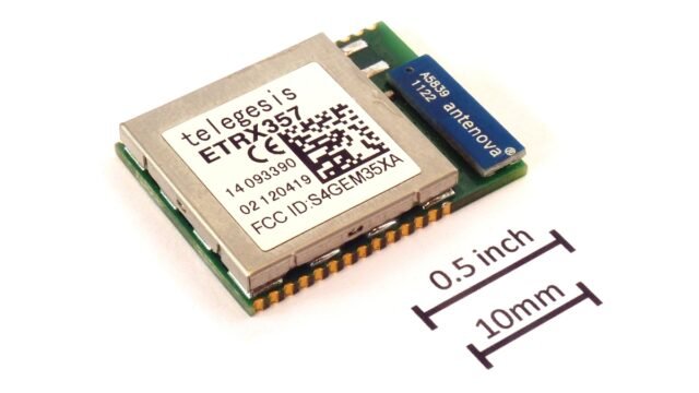 Zigbee модул ETRX357 до скала – чипът, който стои в много Zigbee или Thread устройства